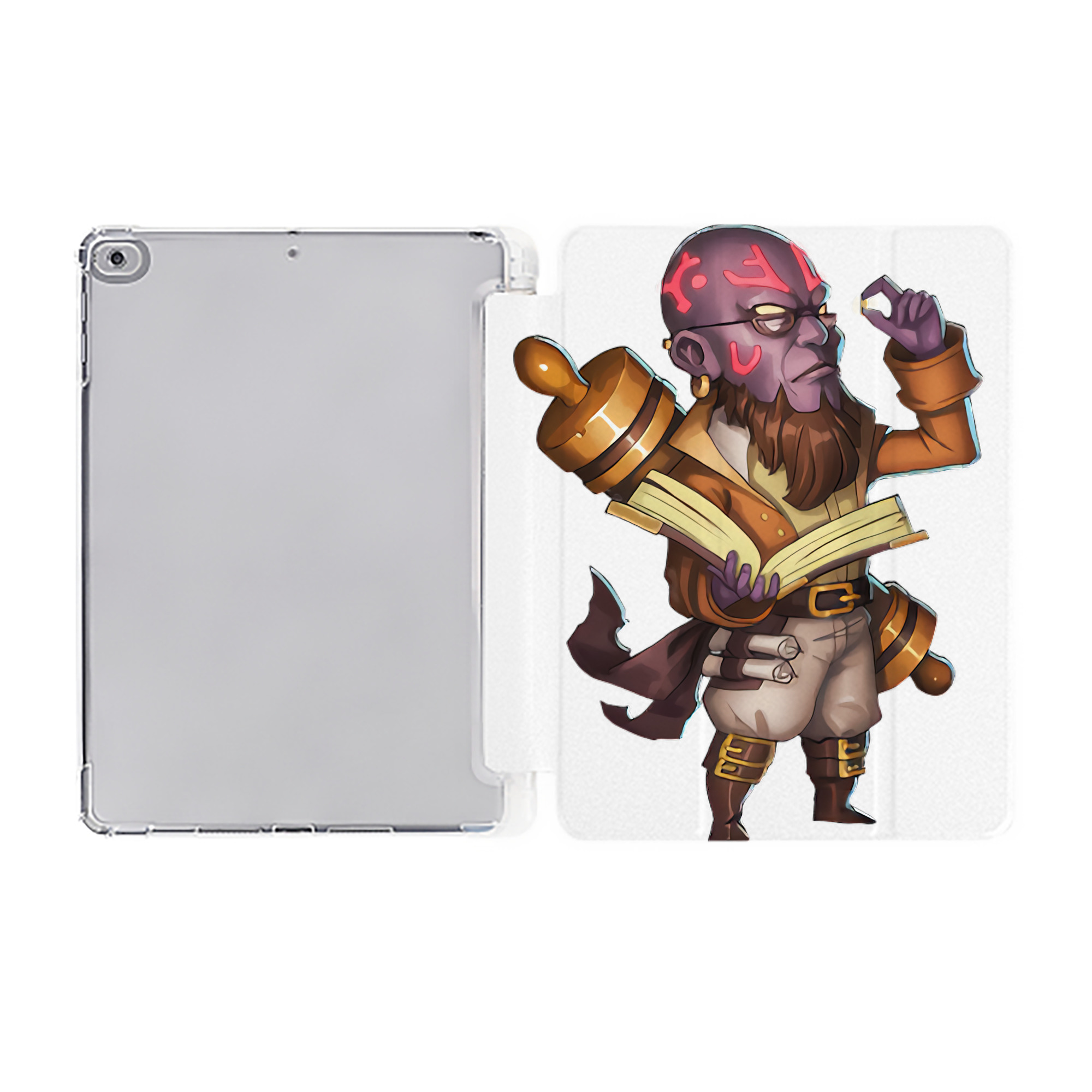 （画像用） リーグ・オブ・レジェンド League of Legends LOL IPad ケース ペン収納付き 三つ折りスタンド PUレザー×シリコン 対応機種9.5/10.5/10.9インチ